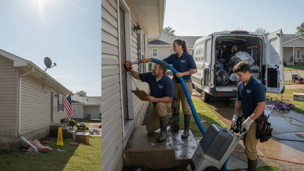 Ceiling Water Damage Restoration in Ottoville, OH near me